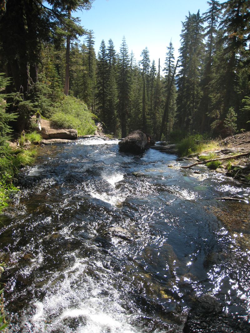 top of the falls