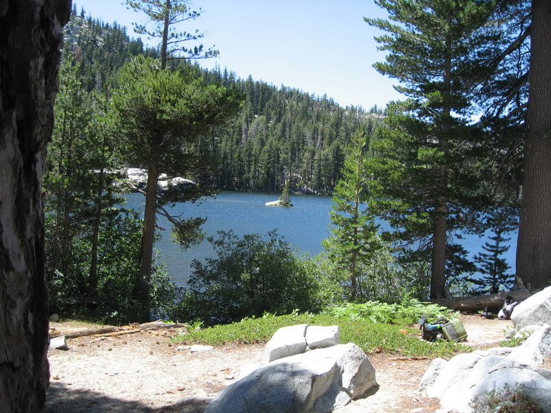 crag lake view