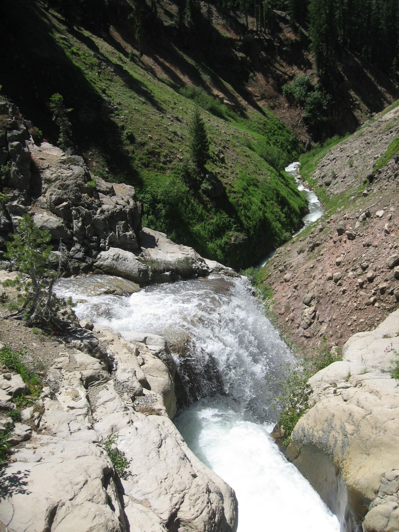 top of falls