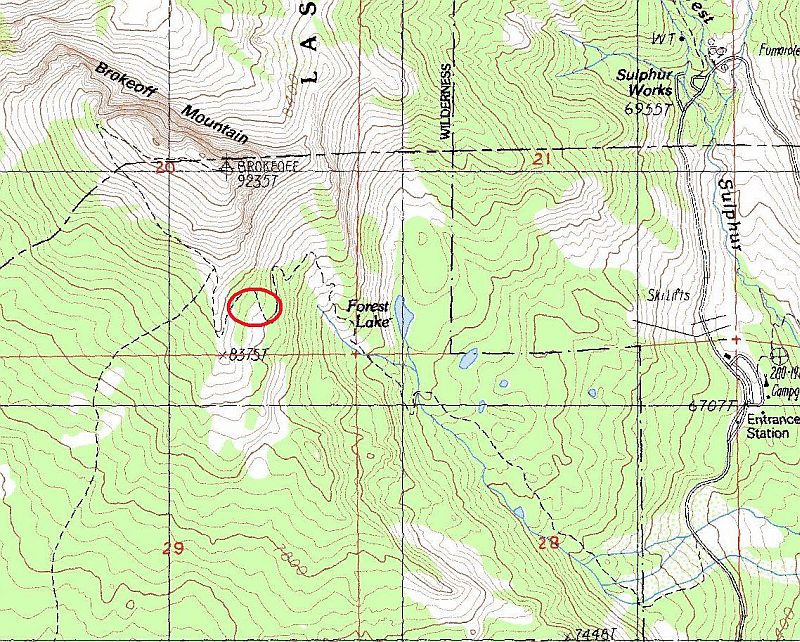 map of lunch site