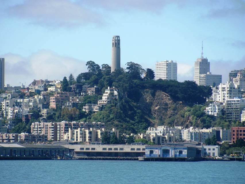 Telegraph Hill and Coit tower
