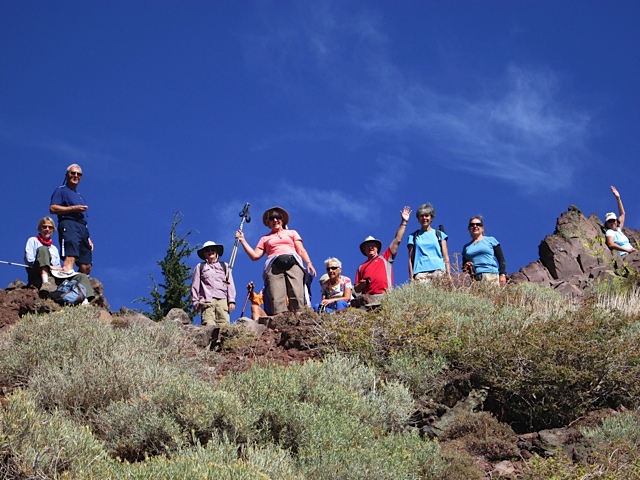 top of Volcanic plug