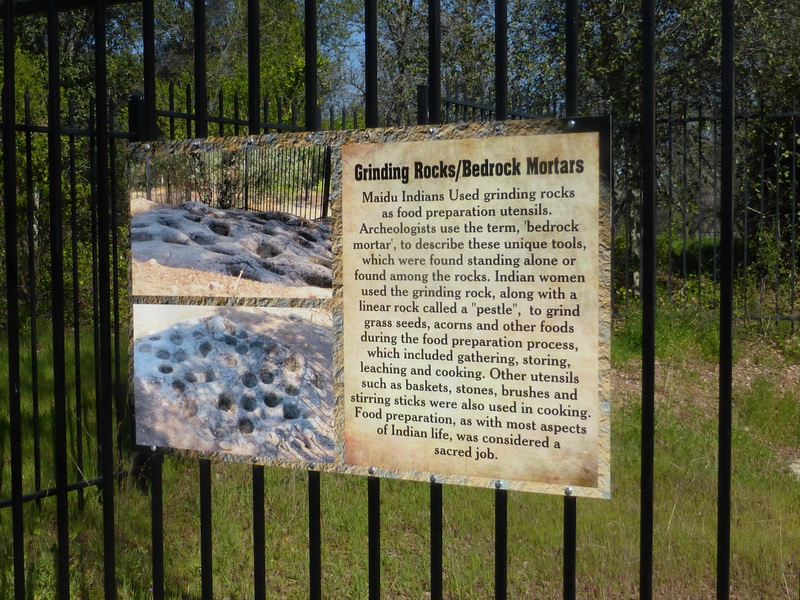 sign at grinding stone