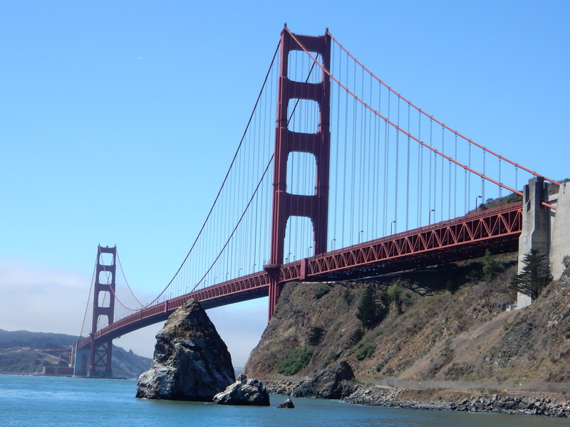 Golden Gate bridge from Ft Baker
