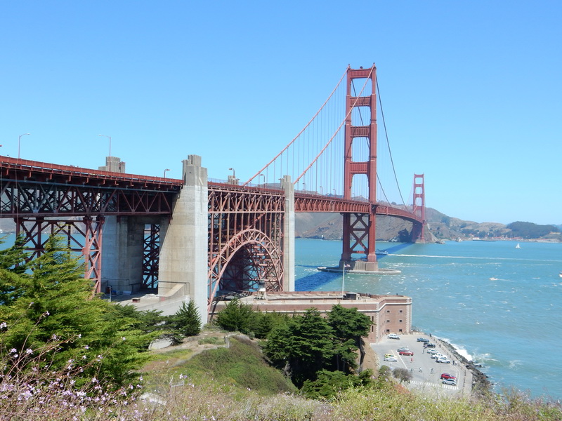 bridge from SF side