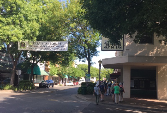 heading up the main drag