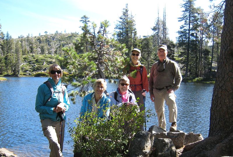 group at lower lake