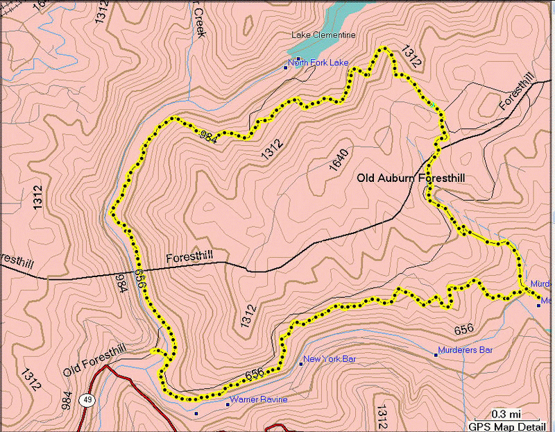 trail route